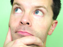 Man thinking